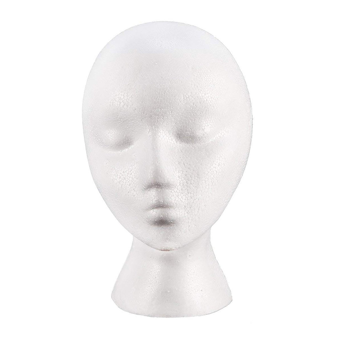 Foam Mannequin Useful Sturdy PE Foam Mannequin Wig Head Wig Holder Image 9