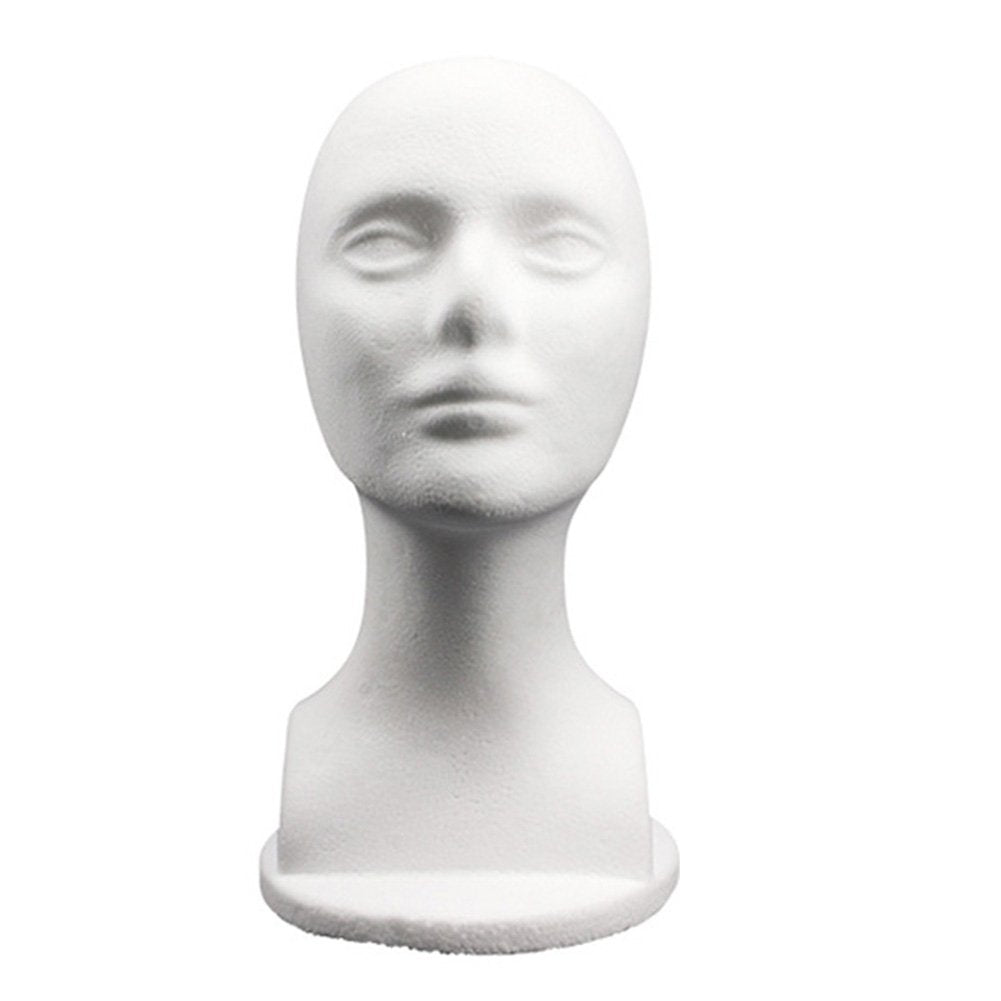 Female Foam Head Mold Wig Hat Headwear Display Model Styling Salon Mannequin Image 9