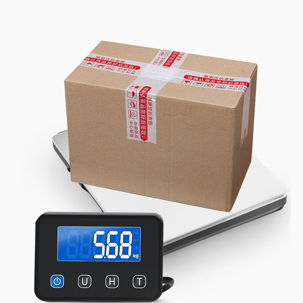 Digital Postal Scale LCD Display Heavy Duty Stainless Steel Shipping Scale High Accuracy 200Kg/0.01Kg Rechargeable Image 2