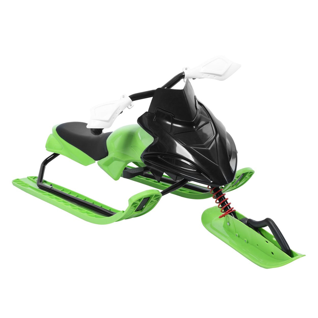 Snow Racer Sled with Sensitive Brake And 3 Gear Adjustable Cushion Winter Outdoor Activity Ski Sled Slider Board for Image 3