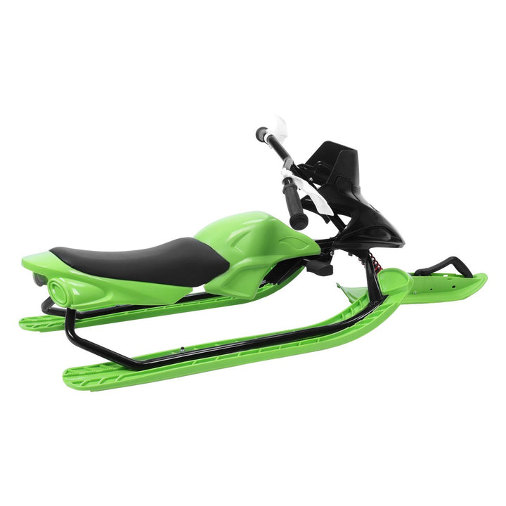 Snow Racer Sled with Sensitive Brake And 3 Gear Adjustable Cushion Winter Outdoor Activity Ski Sled Slider Board for Image 4