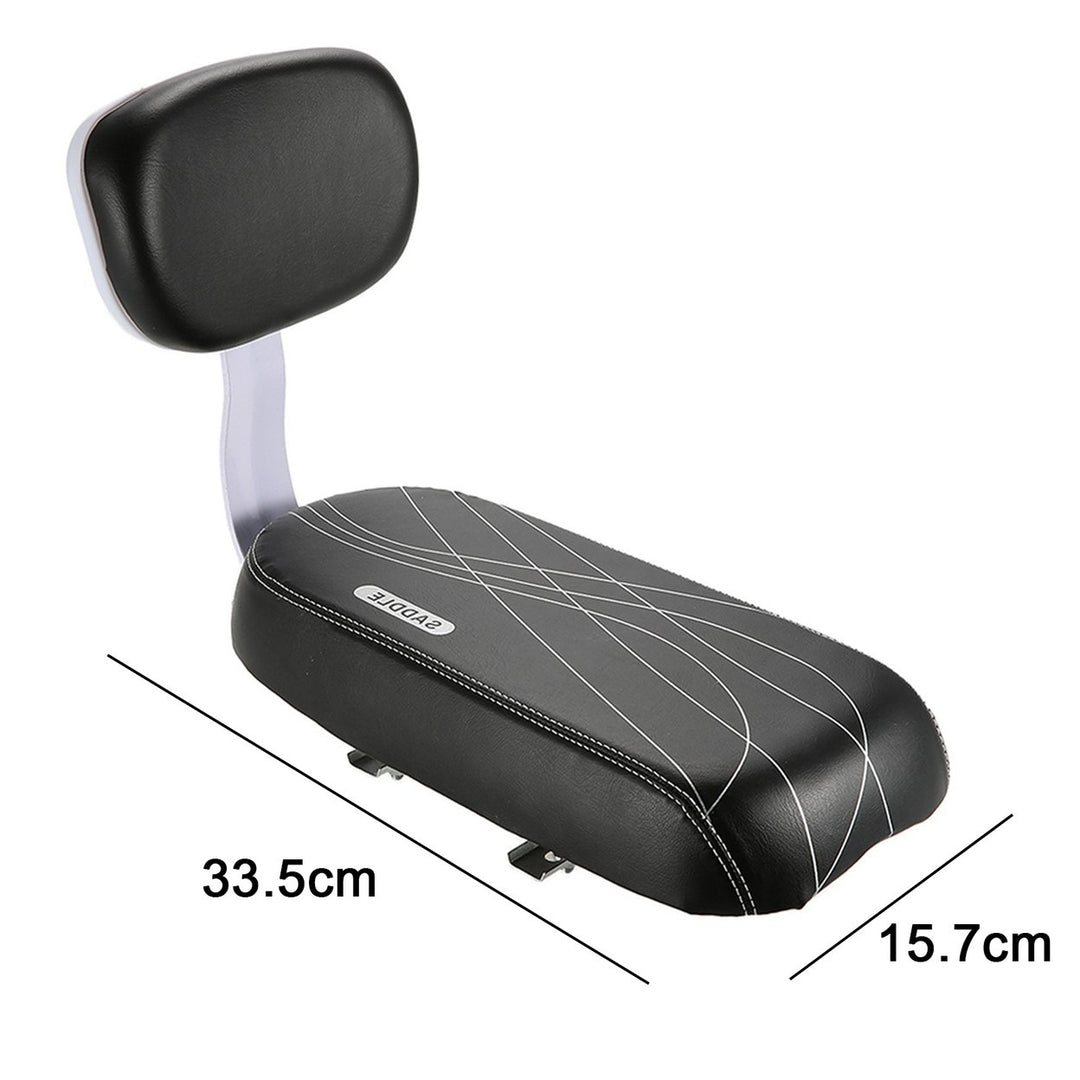 Bicycle Rear Back Seat Cushion Bike Armrest Footrest Handrail Pedals Set Child Bike Safety Seat for Electric Folding Image 6