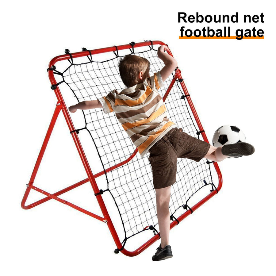 Soccer Rebounder Adjustable Rebound Net Portable Soccer Kickback Training Equipment for Lacrosse Softball Baseball Image 1