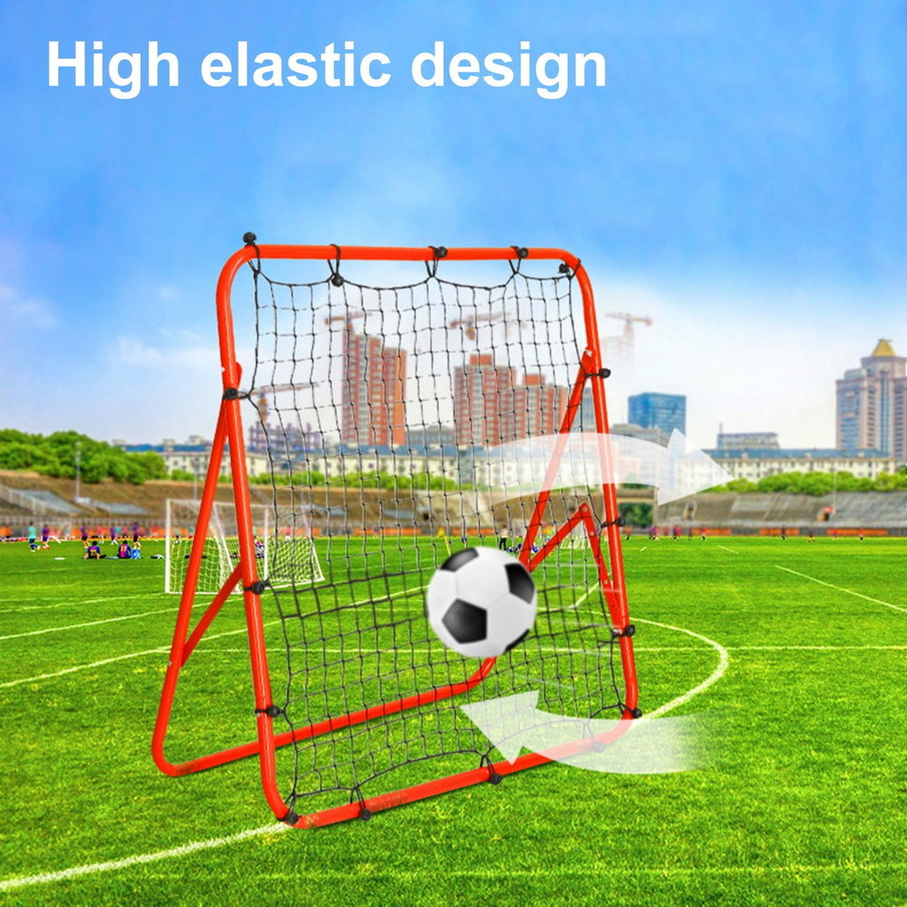 Soccer Rebounder Adjustable Rebound Net Portable Soccer Kickback Training Equipment for Lacrosse Softball Baseball Image 2