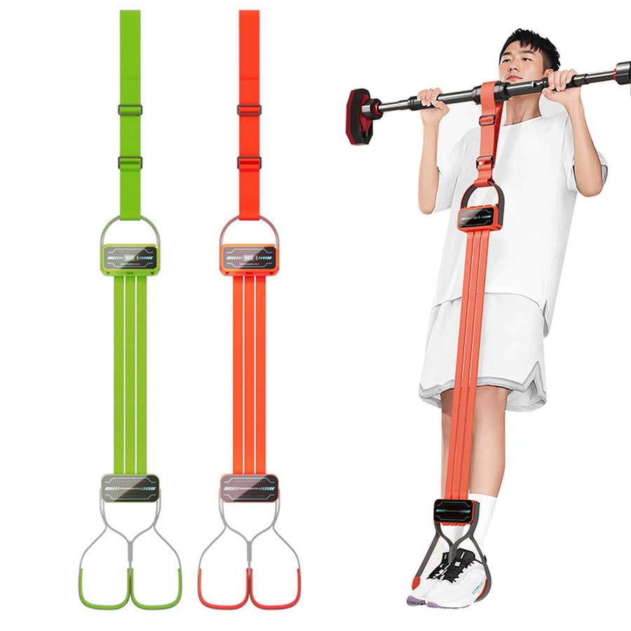 Pull-Up Assistance Band with Digital Counter Elastic Heavy Duty Home Gym Workout Strength Training Horizontal Bar Image 1