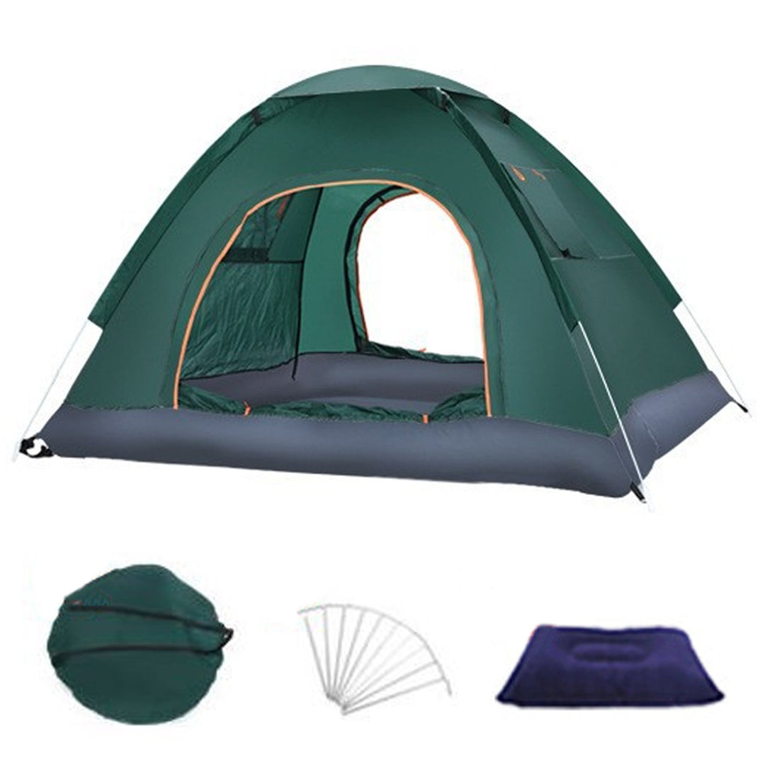 Automatic Outdoor Camping Tent Portable Waterproof UV Protection Breathable Easy Setup Family Seaside Beach Sun Shelter Image 4