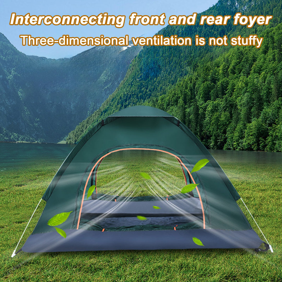 Automatic Outdoor Camping Tent Portable Waterproof UV Protection Breathable Easy Setup Family Seaside Beach Sun Shelter Image 4