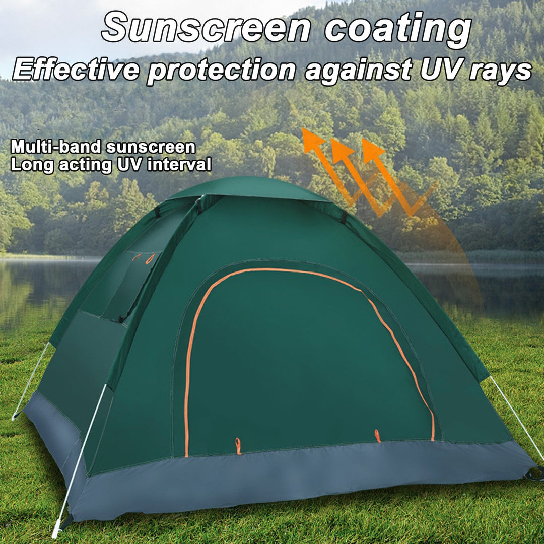 Automatic Outdoor Camping Tent Portable Waterproof UV Protection Breathable Easy Setup Family Seaside Beach Sun Shelter Image 6