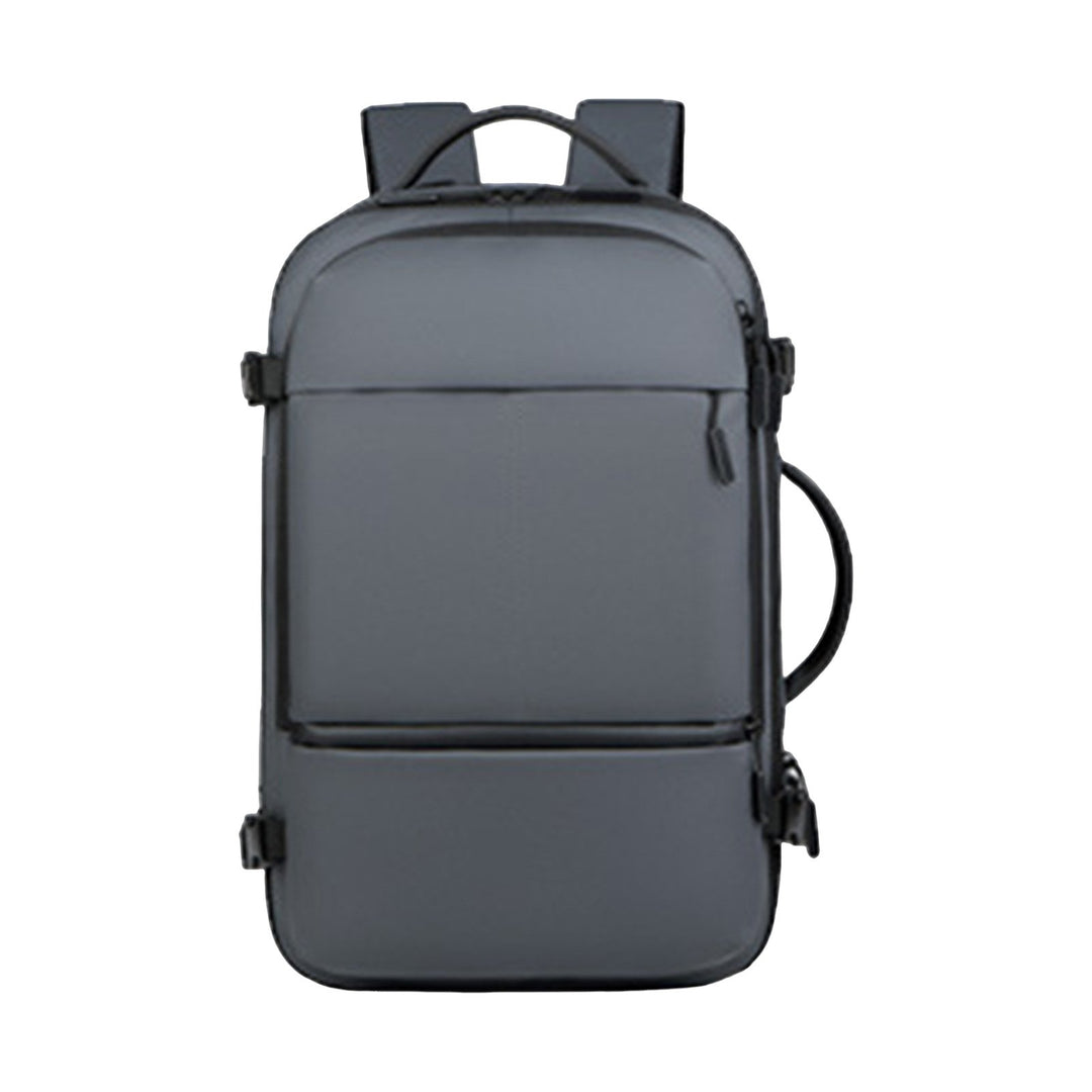 Travel Backpack Expandable Capacity Computer Bag with USB Charging Port Waterproof Anti-Theft Lock Wet/Dry Separation Image 3