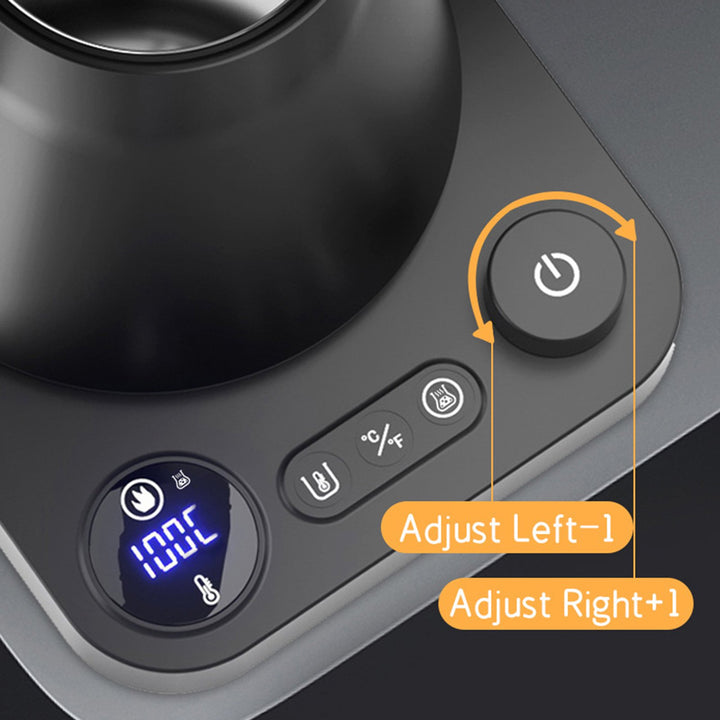 Smart Electric Kettle with Memory Function Gooseneck Design Auto Shut-Off Real-Time Temp Control Hot Water Boiler Quick Image 11