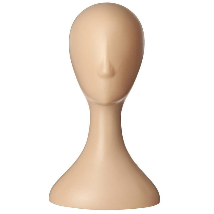 Head Model Fadeless Smooth Surface Plastic Abstract Mannequin Head Wig Hair Display Stand for Professional Use Image 3