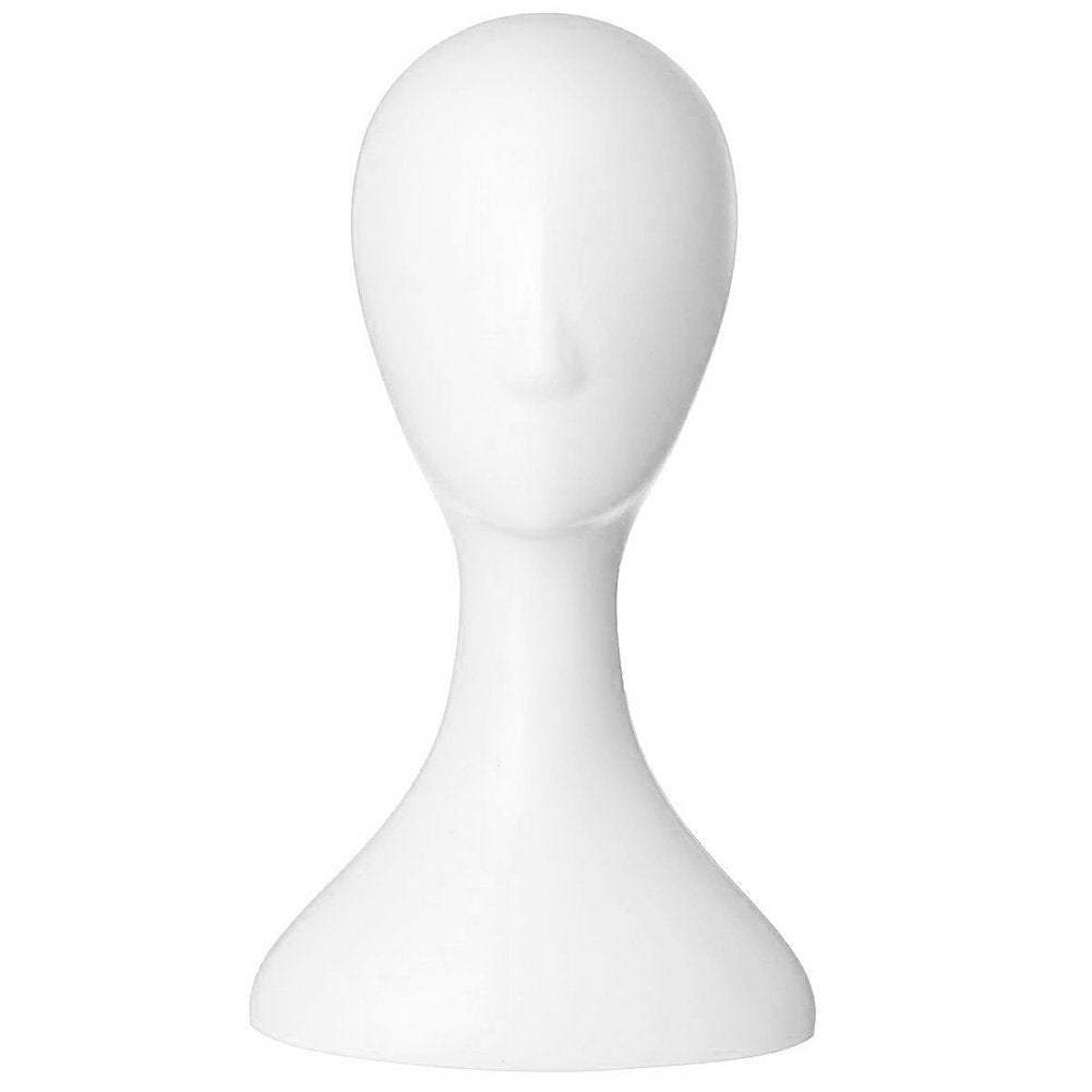 Head Model Fadeless Smooth Surface Plastic Abstract Mannequin Head Wig Hair Display Stand for Professional Use Image 4