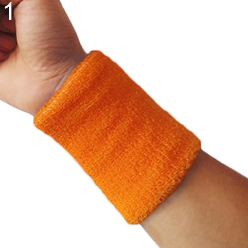 1x Sports Wrist Sweatband Tennis Squash Badminton GYM Basketball Wristband Gift Image 7