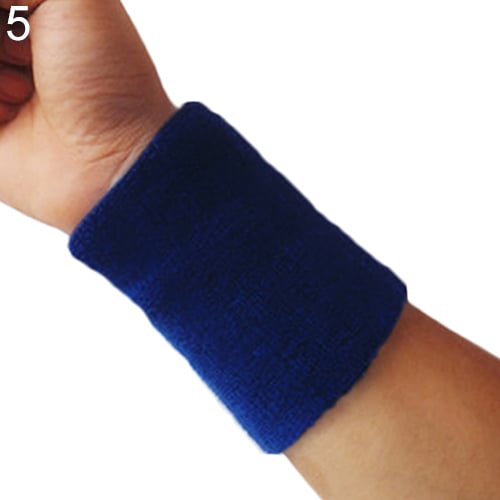 1x Sports Wrist Sweatband Tennis Squash Badminton GYM Basketball Wristband Gift Image 10