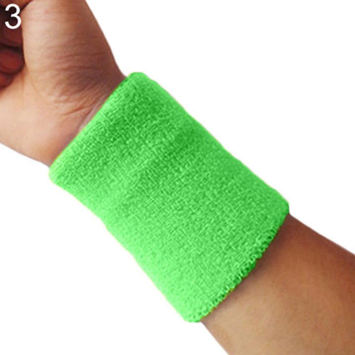 1x Sports Wrist Sweatband Tennis Squash Badminton GYM Basketball Wristband Gift Image 11