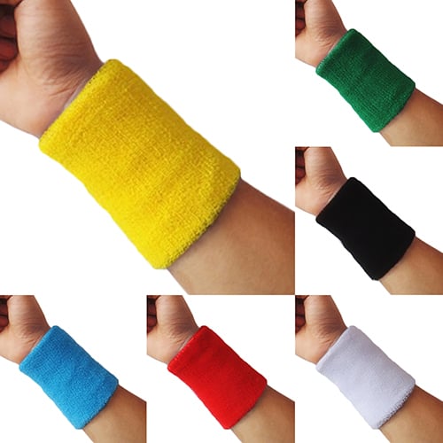 1x Sports Wrist Sweatband Tennis Squash Badminton GYM Basketball Wristband Gift Image 12