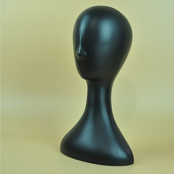 Head Model Fadeless Smooth Surface Plastic Abstract Mannequin Head Wig Hair Display Stand for Professional Use Image 11