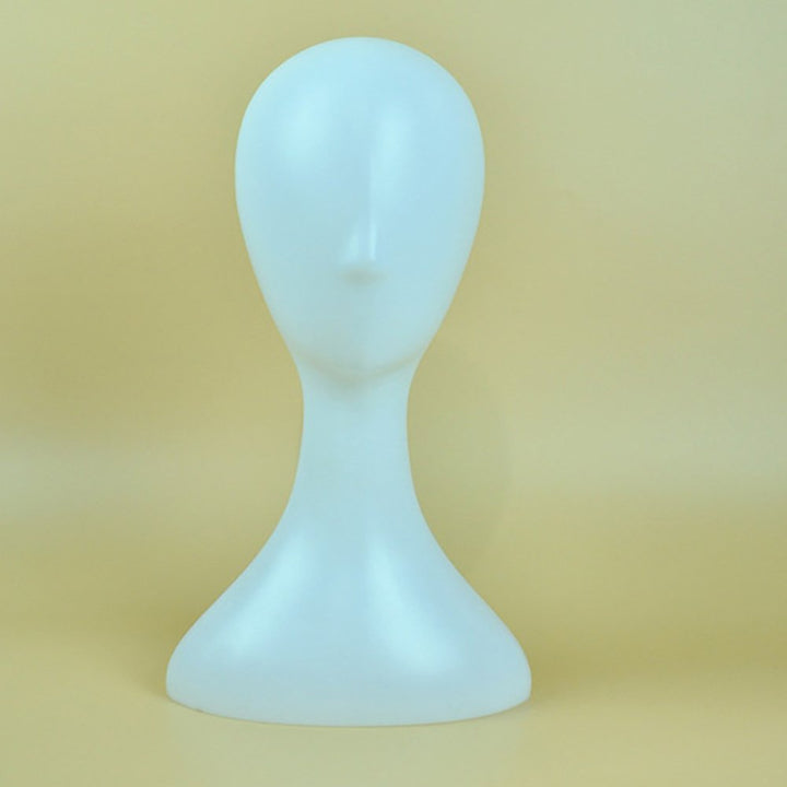 Head Model Fadeless Smooth Surface Plastic Abstract Mannequin Head Wig Hair Display Stand for Professional Use Image 12