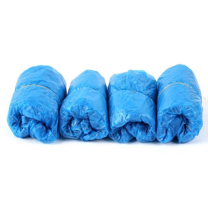 200Pcs Elastic Beam Mouth Disposable Waterproof Shoe Covers Widely Applied Shoe Dust Covers for Rainy Image 4