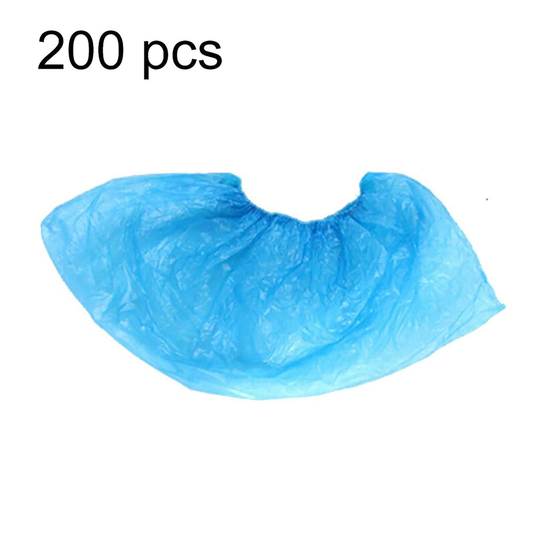 200Pcs Elastic Beam Mouth Disposable Waterproof Shoe Covers Widely Applied Shoe Dust Covers for Rainy Image 10