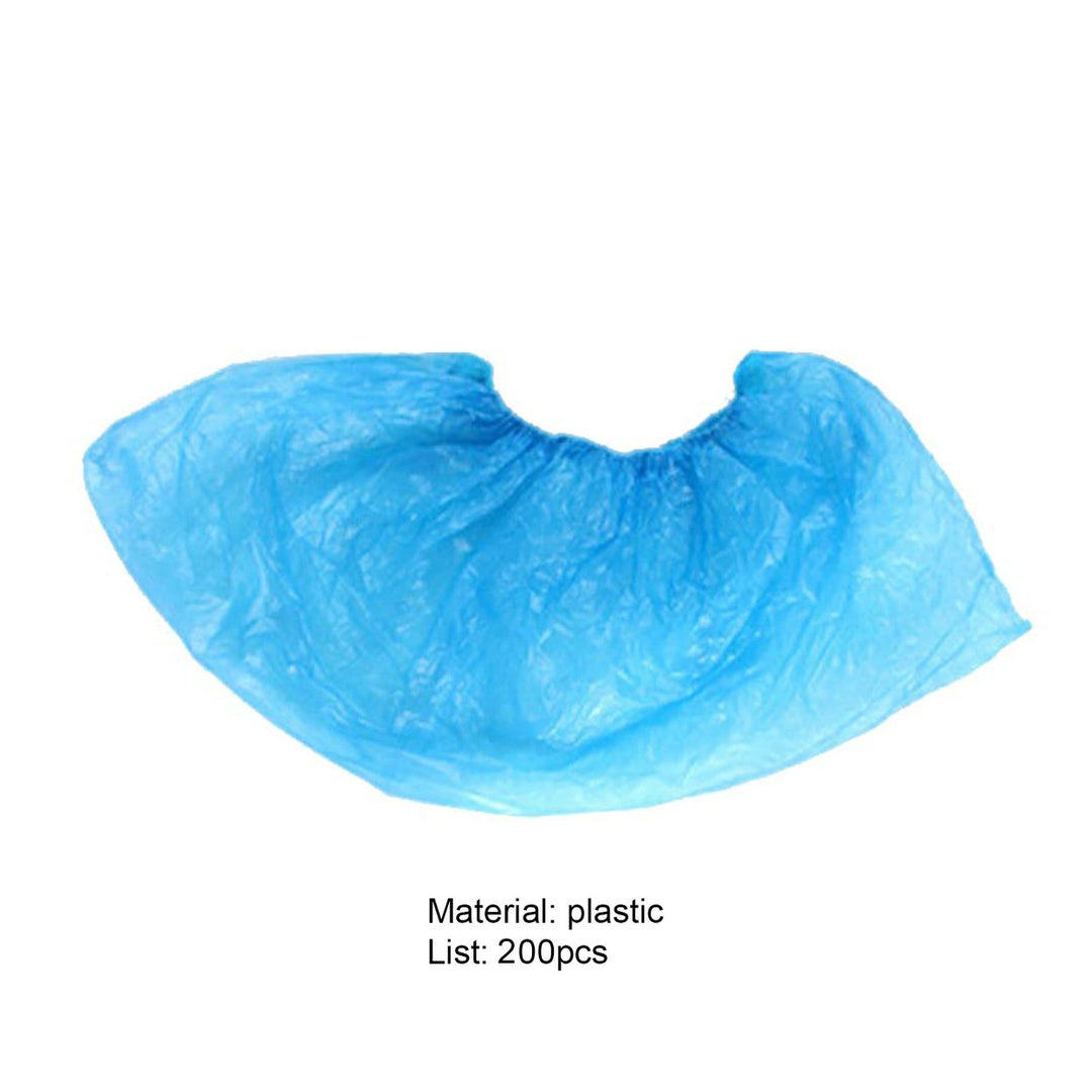 200Pcs Elastic Beam Mouth Disposable Waterproof Shoe Covers Widely Applied Shoe Dust Covers for Rainy Image 11