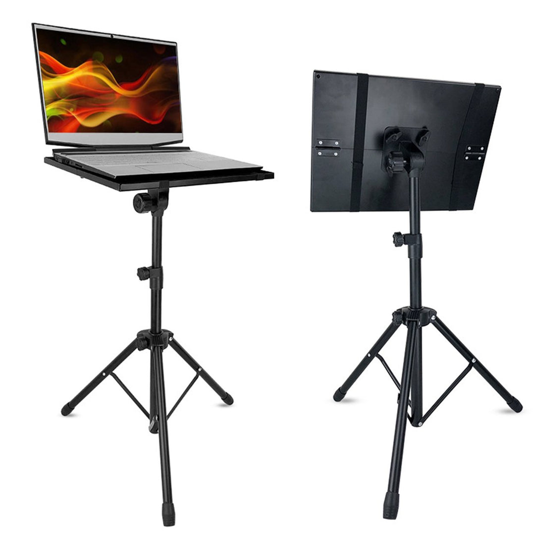 Adjustable Height Projector Stand with Large Platform Foldable Laptop Tripod Stand for Office Home DJ Racks Image 11