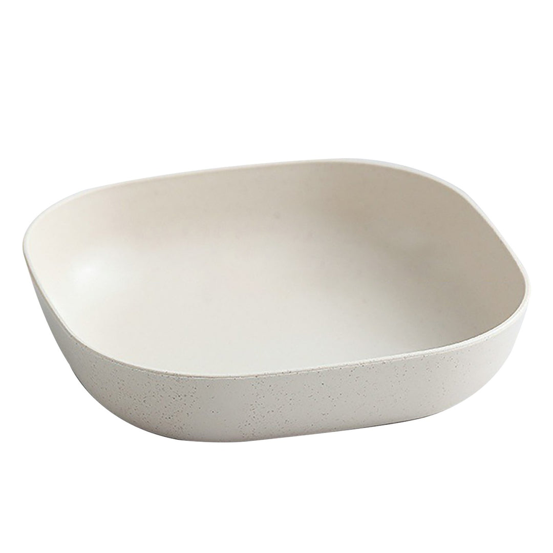 Non-stick Salad Bowl Large Capacity Food Grade Versatile Dessert Snack Cake Serving Plate Household Supplies Image 2