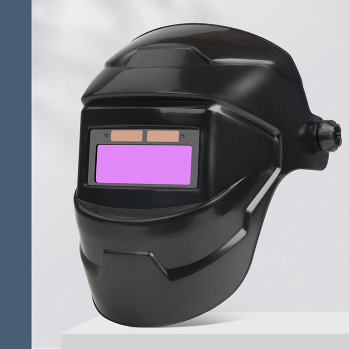 Solar Powered Welding Helmet Auto Darkening LCD Clear Welding Shield Grinding Hood Safety Gear Image 6