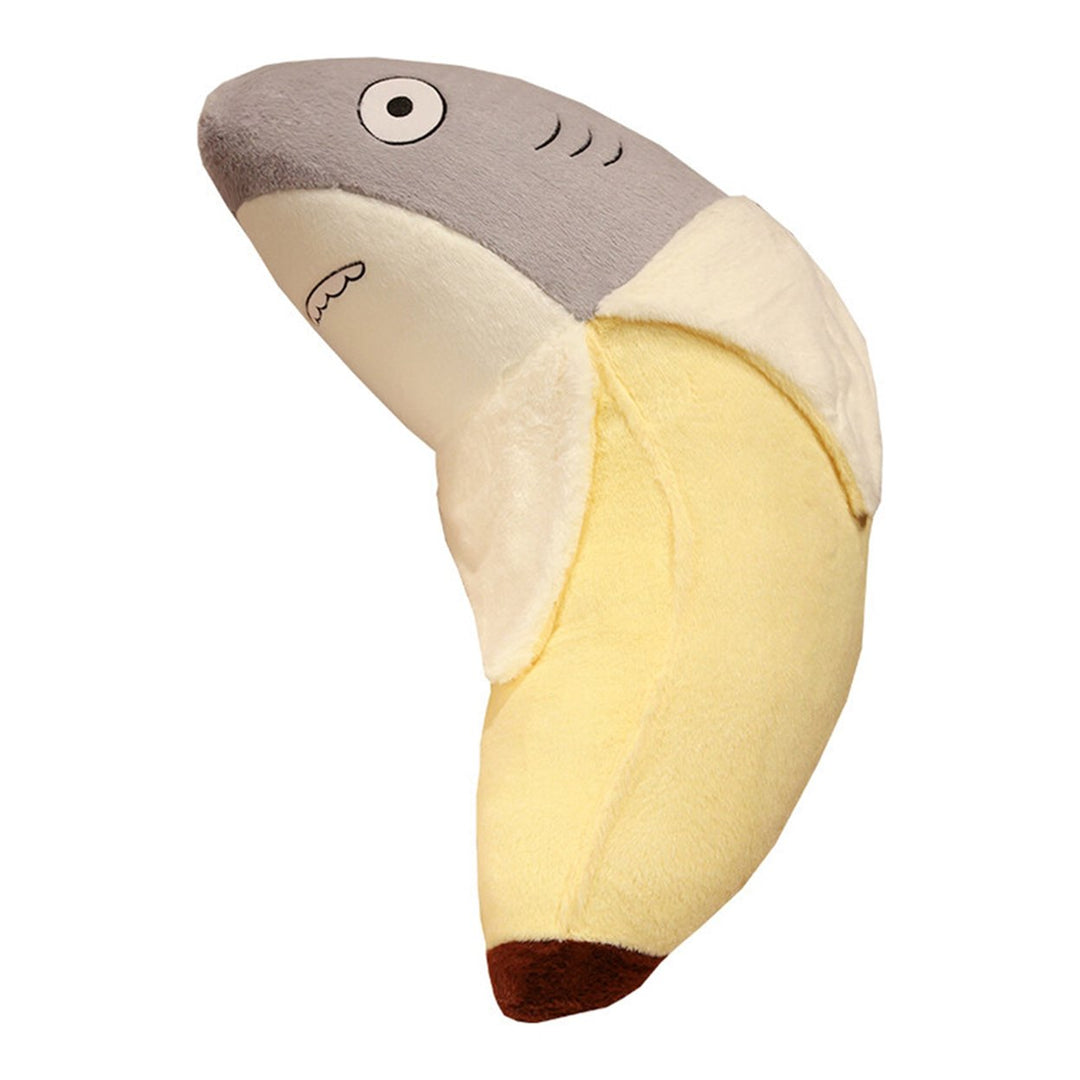 45cm Shark Banana Plush Toy Cute 2-in-1 Doll Plushies Companion Sofa Cushion Stuffed Sea Animal Doll Plush Pillow Toy Image 4