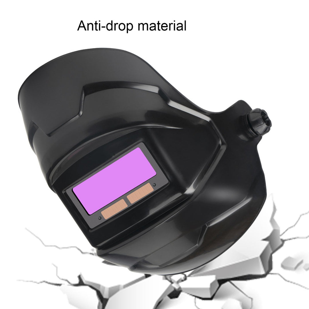 Solar Powered Welding Helmet Auto Darkening LCD Clear Welding Shield Grinding Hood Safety Gear Image 10