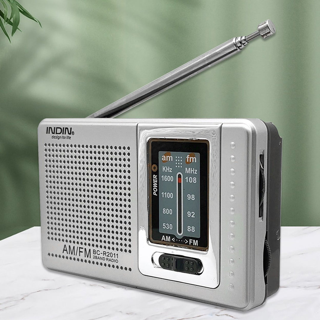 BC-R2011 FM World Receiver Telescopic Antenna Great Reception Easy to Carry Mini Portable Pocket AM FM Radio for Image 1