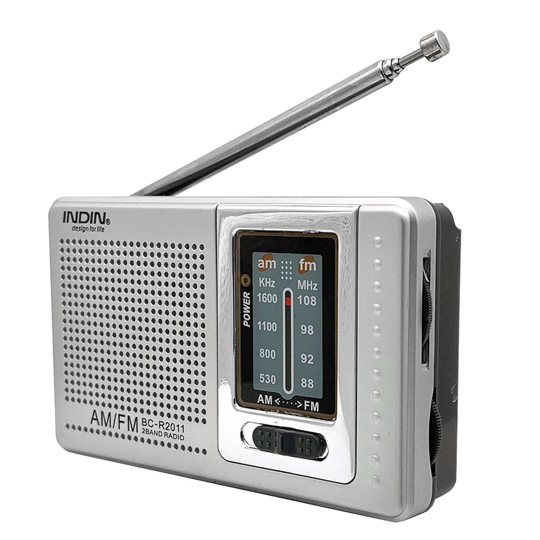 BC-R2011 FM World Receiver Telescopic Antenna Great Reception Easy to Carry Mini Portable Pocket AM FM Radio for Image 8