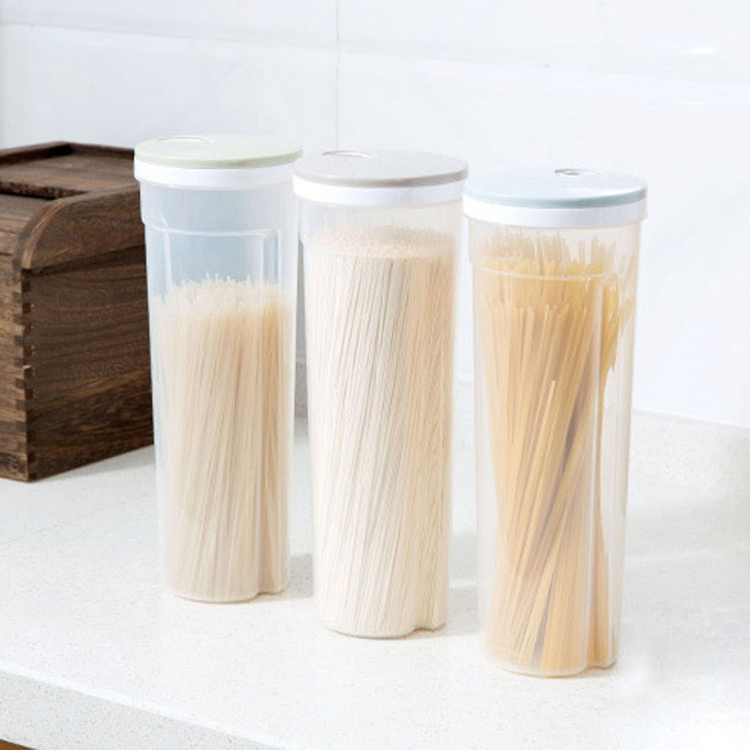 300ml Sealed Bottle with Lockable Lid Leak-Proof PP Transparent Spaghetti Noodles Food Canister for Kitchen Image 4