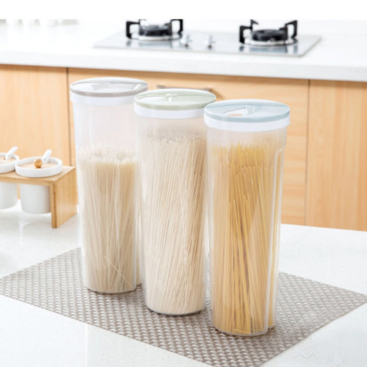 300ml Sealed Bottle with Lockable Lid Leak-Proof PP Transparent Spaghetti Noodles Food Canister for Kitchen Image 10