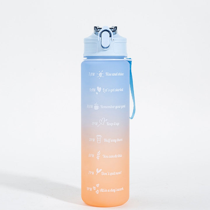 750ml Drinking Bottle Gradient Large Capacity Leak-proof Ins Style Traveling Straw Design Drinking Jug Daily Use Image 11