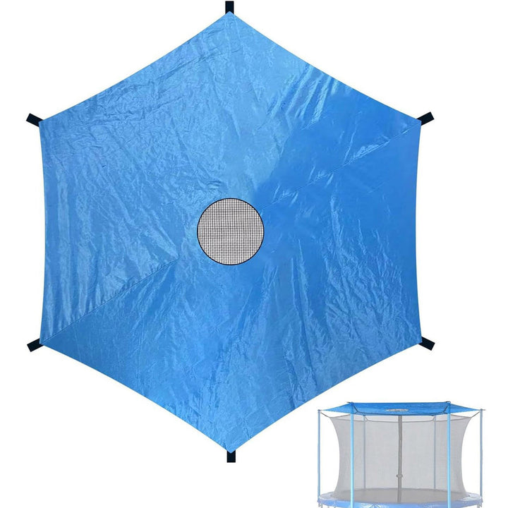 Trampoline Shade Net Anti-UV Sun Protection Leaf Prevention Waterproof Trampoline Canopy Foldable Outdoor Trampoline Image 4