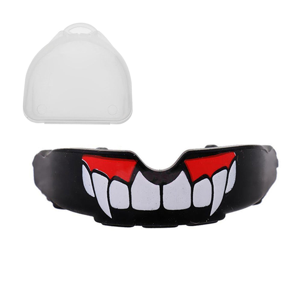 Fangs Pattern Mouth Guard Gum Shield Muay Thai Boxing Football Basketball Teeth Protector Image 2