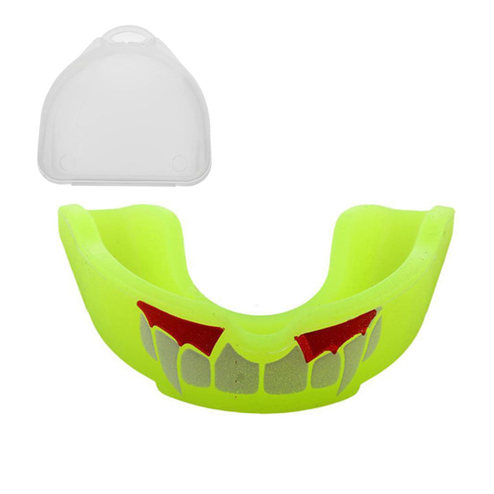 Fangs Pattern Mouth Guard Gum Shield Muay Thai Boxing Football Basketball Teeth Protector Image 4