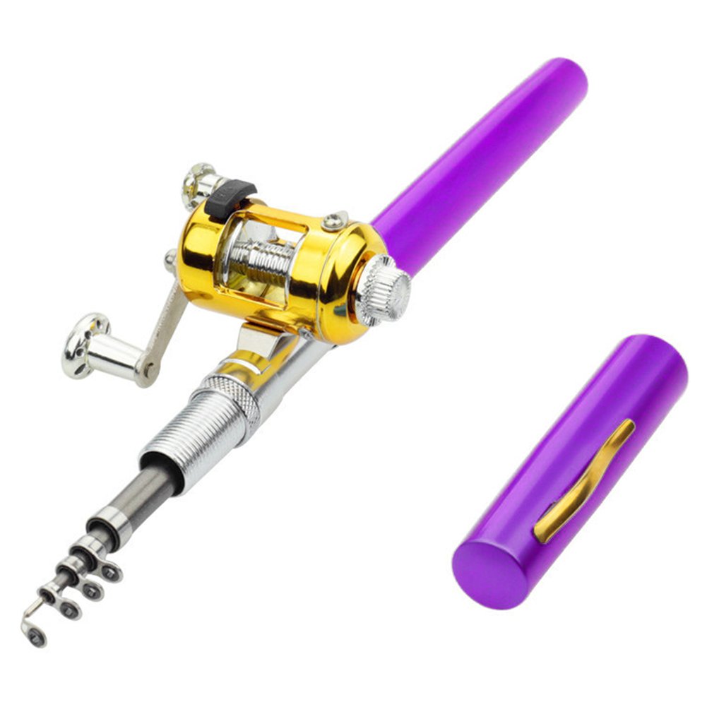 1 Set Fishing Pole Reel High Durability Abrasion Resistant Replacement Strong Load-bearing Pen Fishing Rod Reel for Image 3