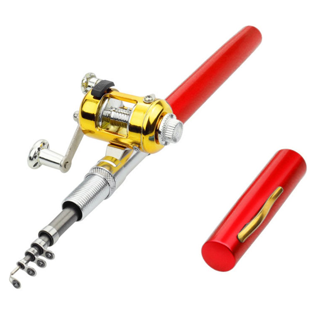 1 Set Fishing Pole Reel High Durability Abrasion Resistant Replacement Strong Load-bearing Pen Fishing Rod Reel for Image 4