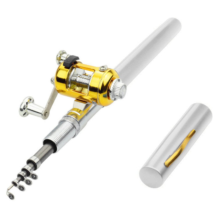 1 Set Fishing Pole Reel High Durability Abrasion Resistant Replacement Strong Load-bearing Pen Fishing Rod Reel for Image 4