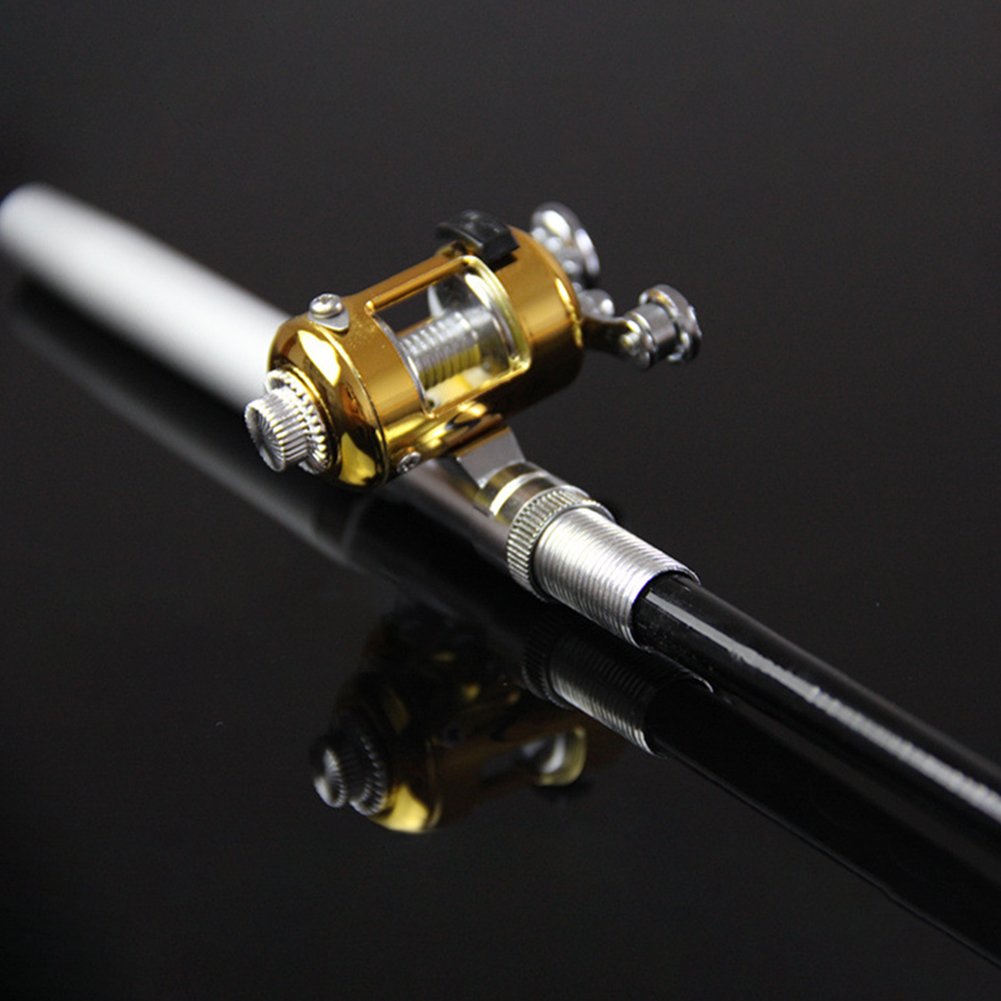 1 Set Fishing Pole Reel High Durability Abrasion Resistant Replacement Strong Load-bearing Pen Fishing Rod Reel for Image 9