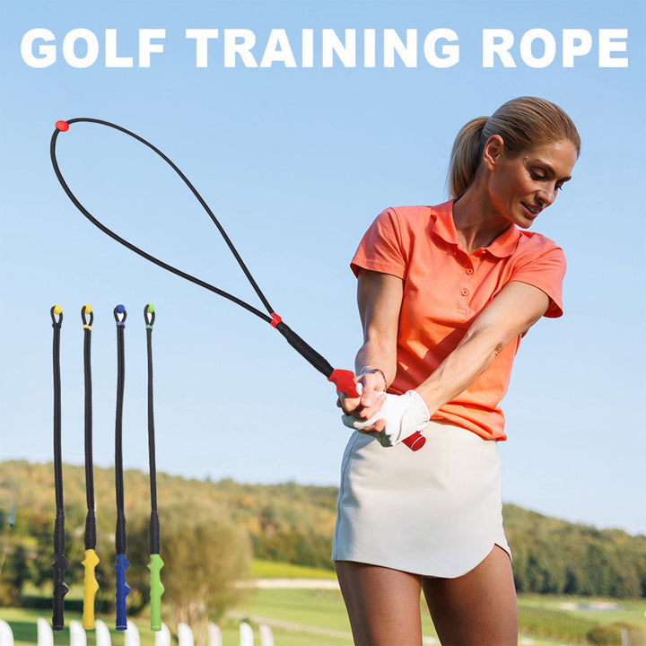 Golf Swing Training Rope Trainer Equipment Improve Swing Speed Lagging Rhythm Golf Warm-Up Exercise for Arm Strength Image 1