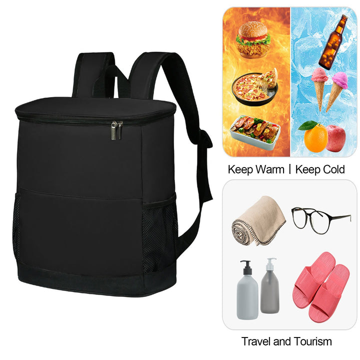 Cooler Insulated Bag Portable Ice Chest Box Large Capacity Zipper Closure Leak-proof Waterproof Insulated Cooling Bag Image 4