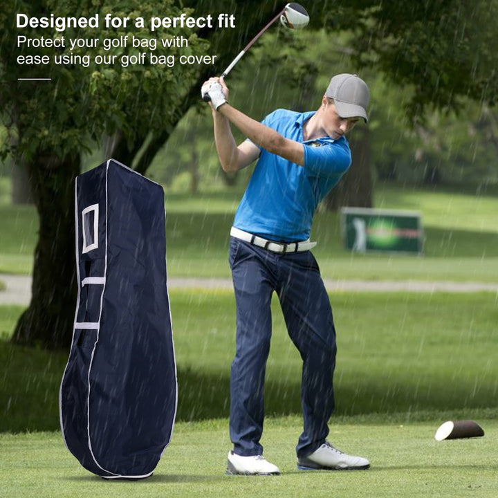 Golf Bag Rain Cover Waterproof PVC Heavy Duty Golf Airlines Bag Dust Cover Golfer Club Bag Raincoat Guard Golf Image 1