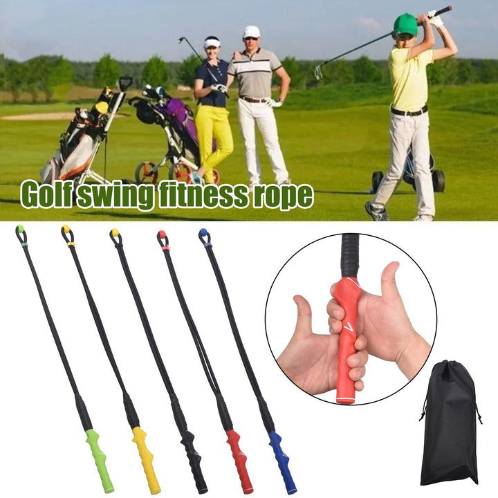 Golf Swing Training Rope Trainer Equipment Improve Swing Speed Lagging Rhythm Golf Warm-Up Exercise for Arm Strength Image 6