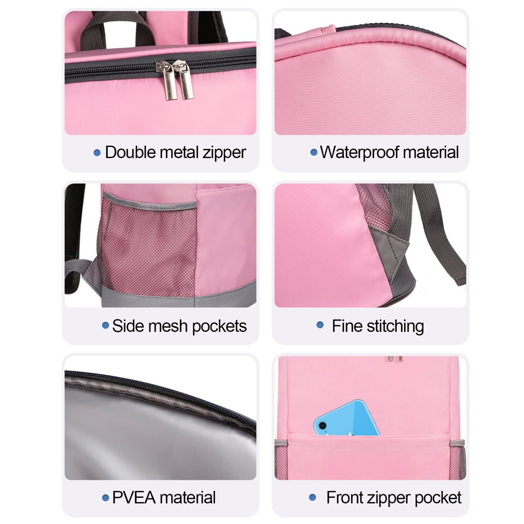 Cooler Insulated Bag Portable Ice Chest Box Large Capacity Zipper Closure Leak-proof Waterproof Insulated Cooling Bag Image 9