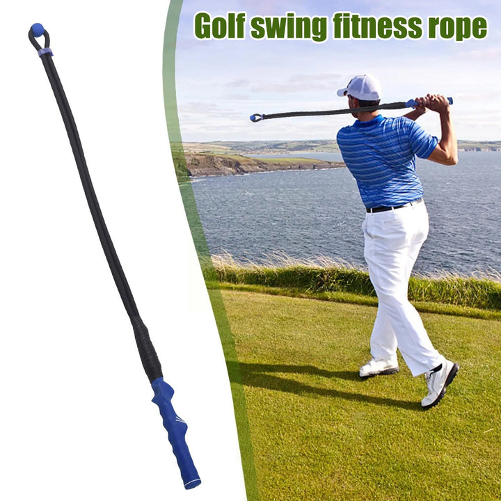 Golf Swing Training Rope Trainer Equipment Improve Swing Speed Lagging Rhythm Golf Warm-Up Exercise for Arm Strength Image 8