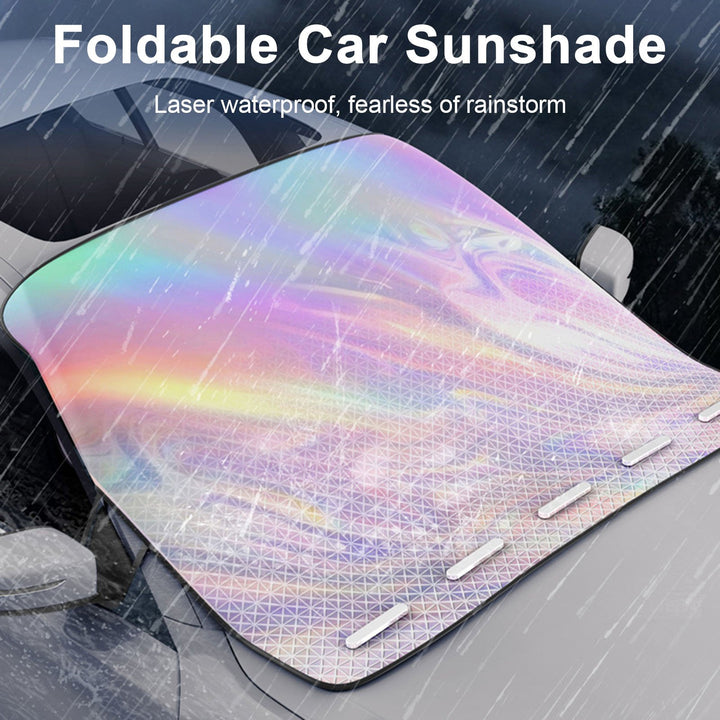 Car Window Sunshade Cover with Strong Magnets Heat Insulation UV Protection Sun Blocking Film Universal Auto Windshield Image 4