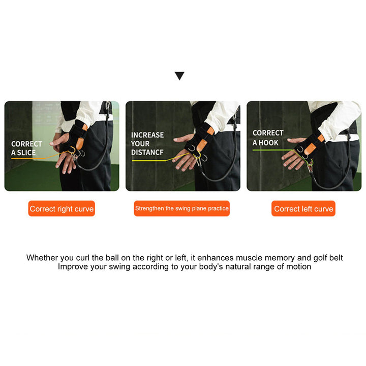 Golf Training Waist Belt Swing Trainer Aid Men Women Wrist Posture Corrector Golf Swing Practice Wristband Beginner Golf Image 11